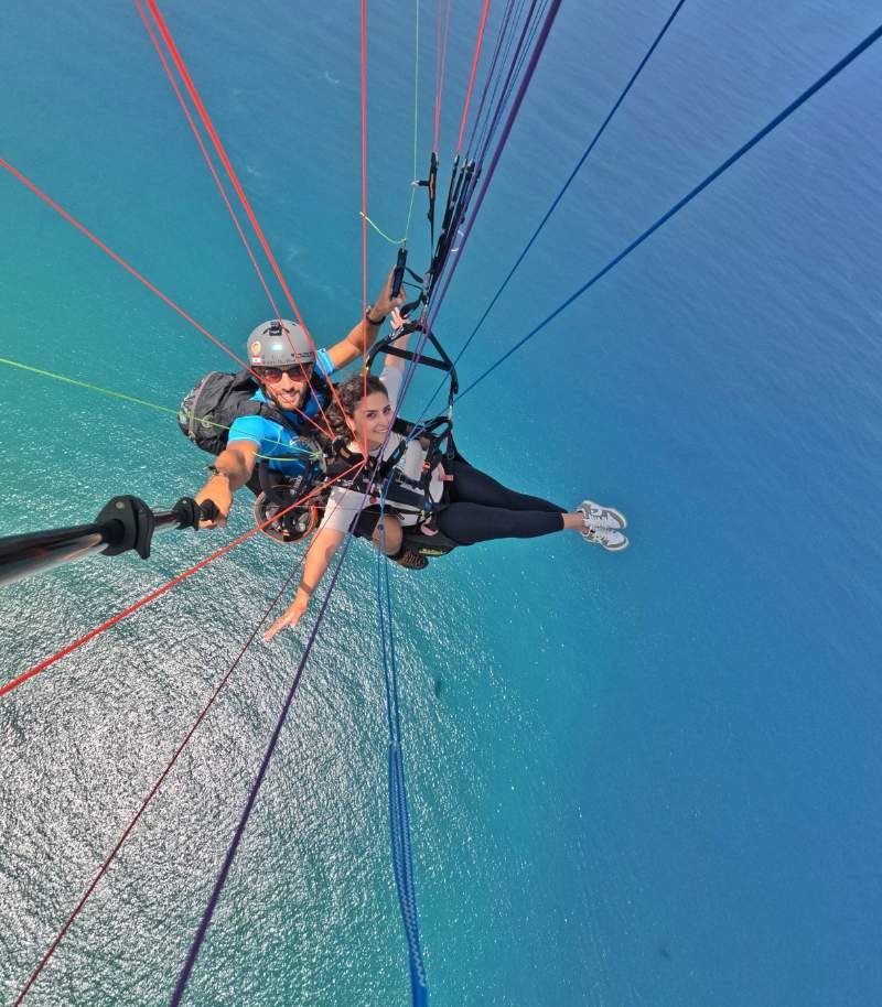 Paragliding above the Lebanese mountains with Jack the Pilot